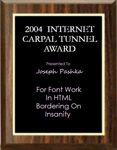 Carpal Tunnel Award