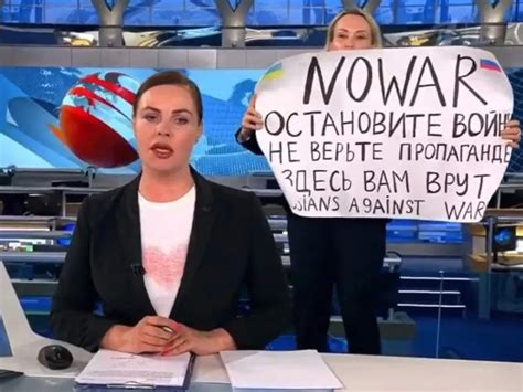 Maria Ovsyannikova - TV War Protest